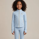 PRE-ORDER — Comfort Luxe Kids Zip-Up - Crystal Sky
